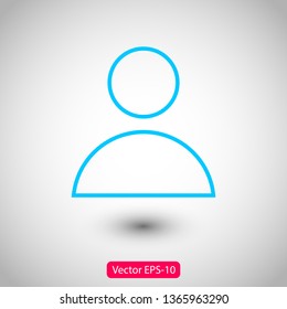 User Icon. Vector people icon. Profile vector icon. Person illustration. Business User Icon. Users Group symbol. Male user symbol