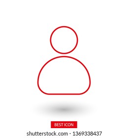 User Icon. Vector people icon. Profile vector icon. Person illustration. Business User Icon. Users Group symbol. Male user symbol