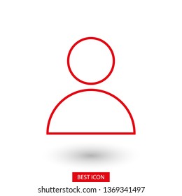 User Icon. Vector people icon. Profile vector icon. Person illustration. Business User Icon. Users Group symbol. Male user symbol