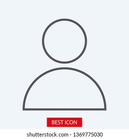 User Icon. Vector people icon. Profile vector icon. Person illustration. Business User Icon. Users Group symbol. Male user symbol