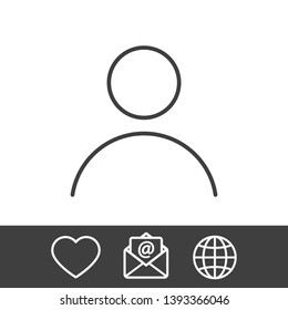 User Icon. Vector people icon. Profile vector icon. Person illustration. Business User Icon. Users Group symbol. Male user symbol