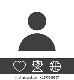 User Icon. Vector people icon. Profile vector icon. Person illustration. Business User Icon. Users Group symbol. Male user symbol