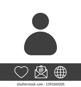 User Icon. Vector people icon. Profile vector icon. Person illustration. Business User Icon. Users Group symbol. Male user symbol