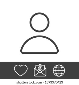 User Icon. Vector people icon. Profile vector icon. Person illustration. Business User Icon. Users Group symbol. Male user symbol
