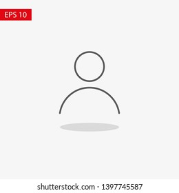 User Icon. Vector people icon. Profile vector icon. Person illustration. Business User Icon. Users Group symbol. Male user symbol