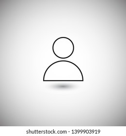 User Icon. Vector people icon. Profile vector icon. Person illustration. Business User Icon. Users Group symbol. Male user symbol