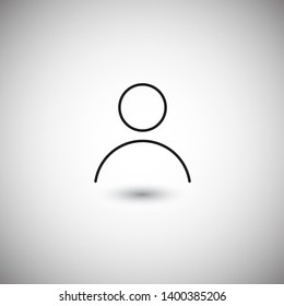 User Icon. Vector people icon. Profile vector icon. Person illustration. Business User Icon. Users Group symbol. Male user symbol
