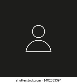 User Icon. Vector people icon. Profile vector icon. Person illustration. Business User Icon. Users Group symbol. Male user symbol