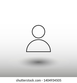 User Icon. Vector people icon. Profile vector icon. Person illustration. Business User Icon. Users Group symbol. Male user symbol