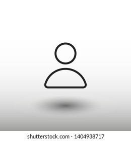 User Icon. Vector people icon. Profile vector icon. Person illustration. Business User Icon. Users Group symbol. Male user symbol