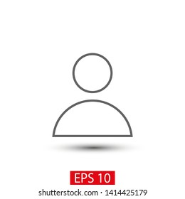 User Icon. Vector people icon. Profile vector icon. Person illustration. Business User Icon. Users Group symbol. Male user symbol
