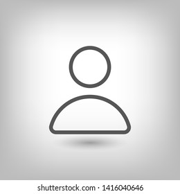 User Icon. Vector people icon. Profile vector icon. Person illustration. Business User Icon. Users Group symbol. Male user symbol
