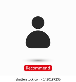 User Icon. Vector people icon. Profile vector icon. Person illustration. Business User Icon. Users Group symbol. Male user symbol