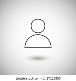 User Icon. Vector people icon. Profile vector icon. Person illustration. Business User Icon. Users Group symbol. Male user symbol