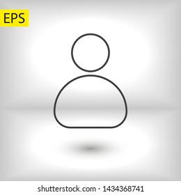 User Icon. Vector people icon. Profile vector icon. Person illustration. Business User Icon. Users Group symbol. Male user symbol