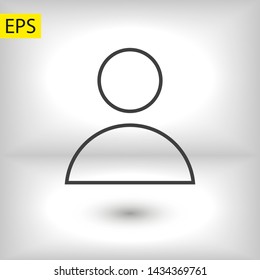 User Icon. Vector people icon. Profile vector icon. Person illustration. Business User Icon. Users Group symbol. Male user symbol