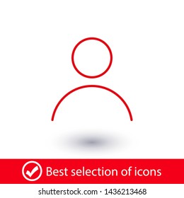 User Icon. Vector people icon. Profile vector icon. Person illustration. Business User Icon. Users Group symbol. Male user symbol
