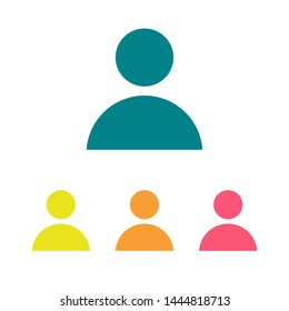 User Icon. Vector people icon. Profile vector icon. Person illustration. Business User Icon. Users Group symbol. Male user symbol