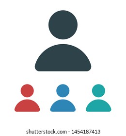 User Icon. Vector people icon. Profile vector icon. Person illustration. Business User Icon. Users Group symbol. Male user symbol