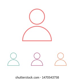 User Icon. Vector people icon. Profile vector icon. Person illustration. Business User Icon. Users Group symbol. Male user symbol