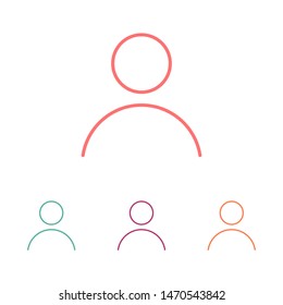 User Icon. Vector people icon. Profile vector icon. Person illustration. Business User Icon. Users Group symbol. Male user symbol