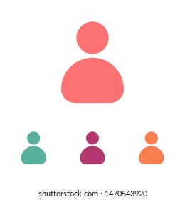 User Icon. Vector people icon. Profile vector icon. Person illustration. Business User Icon. Users Group symbol. Male user symbol