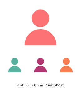 User Icon. Vector people icon. Profile vector icon. Person illustration. Business User Icon. Users Group symbol. Male user symbol