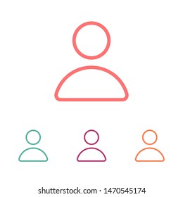 User Icon. Vector people icon. Profile vector icon. Person illustration. Business User Icon. Users Group symbol. Male user symbol