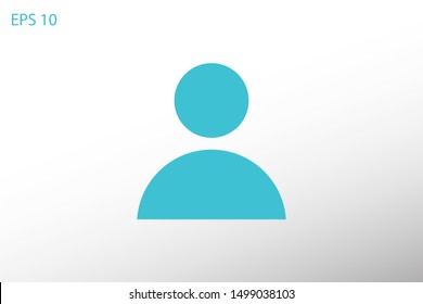 User Icon. Vector people icon. Profile vector icon. Person illustration. 