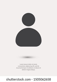 User Icon. Vector people icon. Profile vector icon. Person illustration. Business User Icon. Users Group symbol. Male user symbol