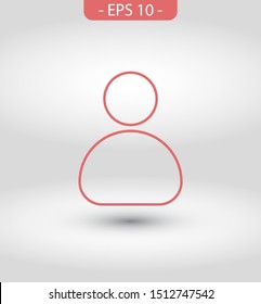 User Icon. Vector people icon. Profile vector icon. Person illustration. Business User Icon. 