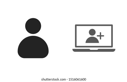 User Icon. Vector people icon. Profile vector icon. Person illustration. Business User Icon. Users Group symbol. Male user symbol