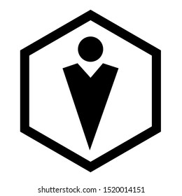 User Icon. Vector people icon. Profile vector icon. Person illustration. Business User Icon. Users Group symbol. Male user symbol