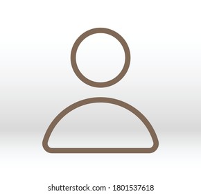 Icono de usuario. Icono de vectores. Icono de vector de perfil. Ilustración personal. Icono de usuario comercial. símbolo del grupo de usuarios. Símbolo masculino de usuario