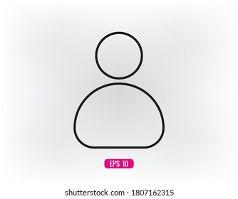 User Icon. Vector people icon. Profile vector icon. Person illustration. Business User Icon. Users Group symbol. Male user symbol