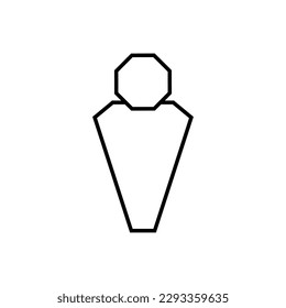 User icon vector. Person illustration sign. account symbol. client logo.