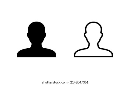 Vector de icono de usuario. signo y símbolo de persona. icono de personas. 