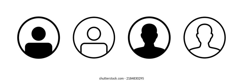 Vector de icono de usuario. signo y símbolo de persona. icono de personas. 
