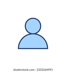 Vector de icono de usuario. signo y símbolo de persona. icono de personas. 