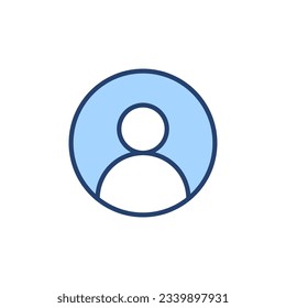 User icon vector. person sign and symbol. people icon. 