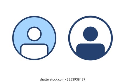 Vector de icono de usuario. signo y símbolo de persona. icono de personas. 