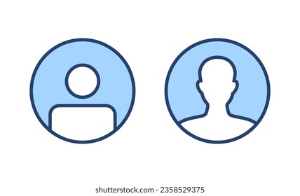 Vector de icono de usuario. signo y símbolo de persona. icono de personas. 