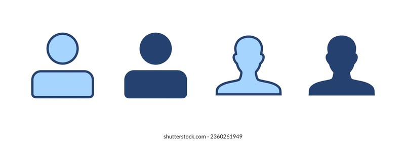 User icon vector. person sign and symbol. people icon. 