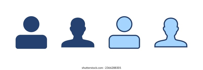 User icon vector. person sign and symbol. people icon. 