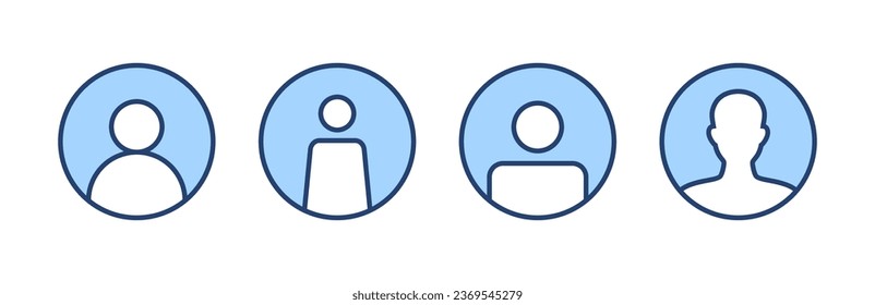 User icon vector. person sign and symbol. people icon. 