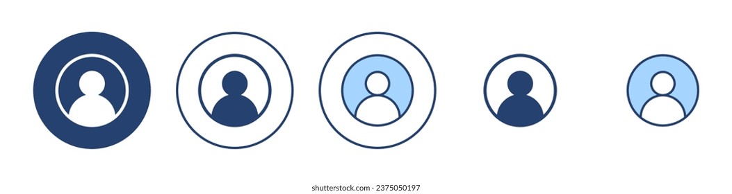User icon vector. person sign and symbol. people icon. 