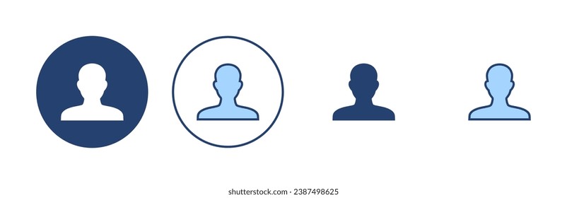 User icon vector. person sign and symbol. people icon. 