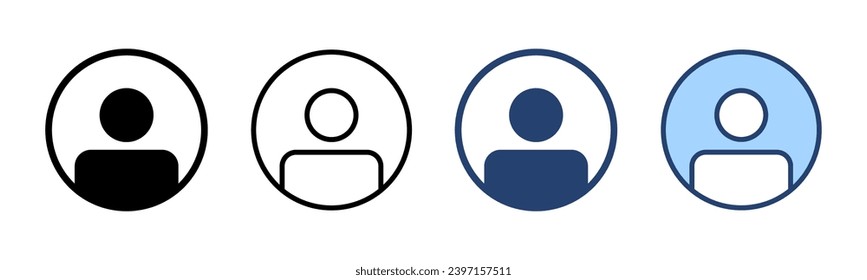 User icon vector. person sign and symbol. people icon. 