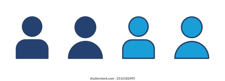 Vector de icono de usuario. signo de persona. icono de personas. 