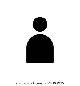 Icono de usuario. Vector y símbolo de persona. icono de personas. 